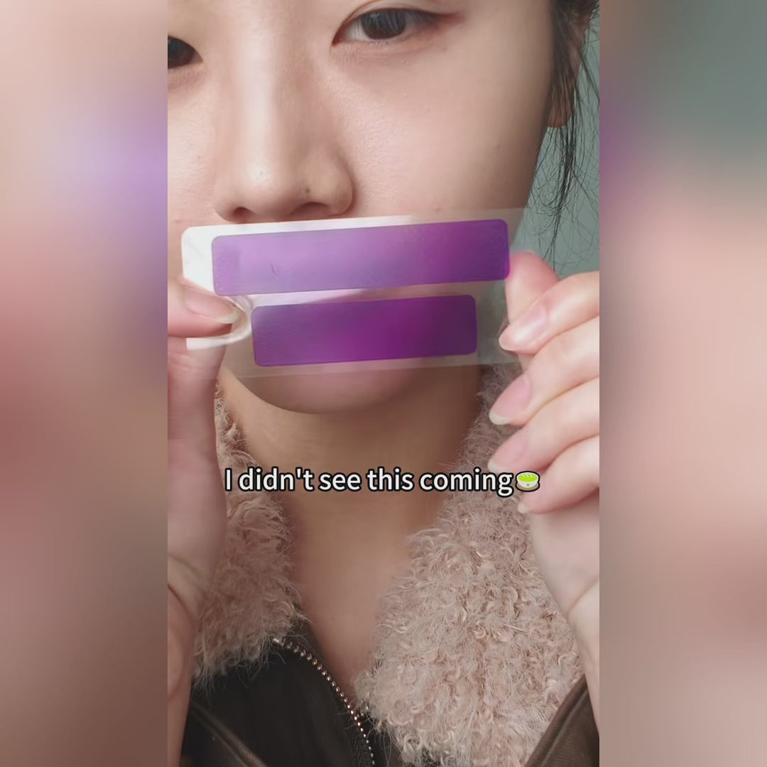 Feimuko Purple Teeth Whitening Strips - 7/14 Whitening Sessions - Safe for Enamel - Non Sensitive Teeth Whitening - Peroxide-Free